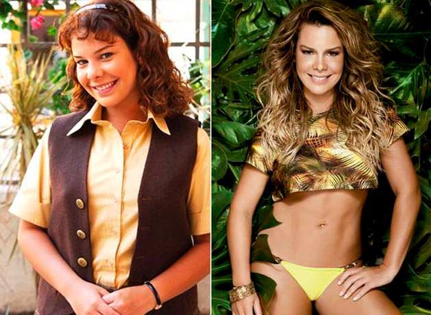 Fernanda Souza antes e depois