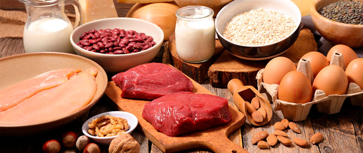 Lista de alimentos ricos em proteína
